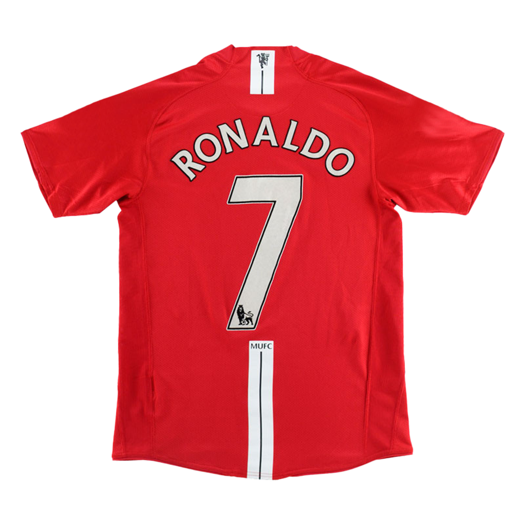 Camiseta Local Manchester United 2007/08 - Ronaldo 7