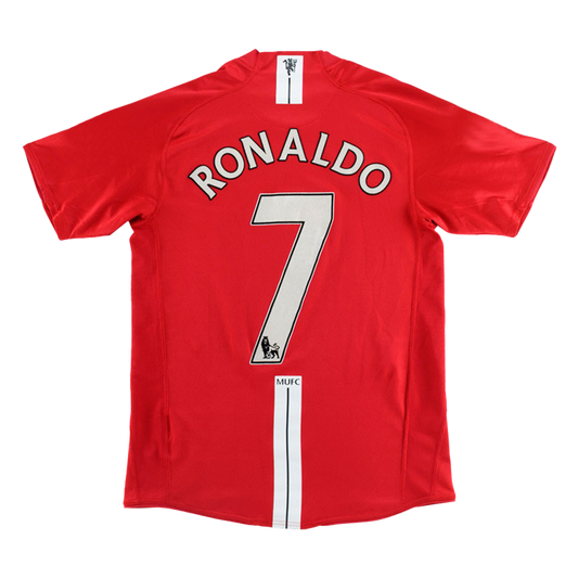 Camiseta Local Manchester United 2007/08 - Ronaldo 7